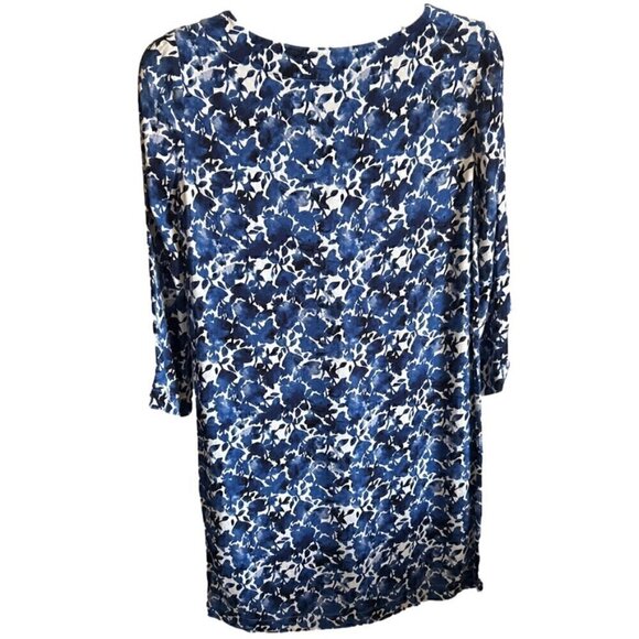 J. Crew Mercantile Women's Long Sleeve Abstract Floral Dress, Extra Small - Picture 2 of 5